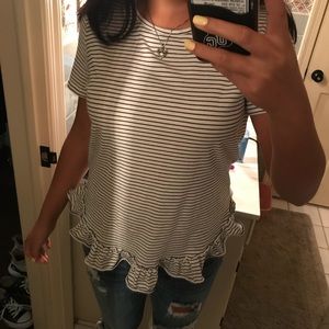 ON HOLD Banana Republic Peplum Bottom Shirt